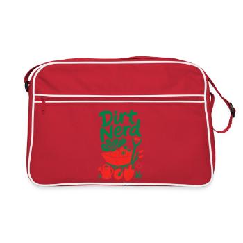 Plantes de jardinage biologique Dirt Nerd - Sac Retro - rouge/blanc - Devant