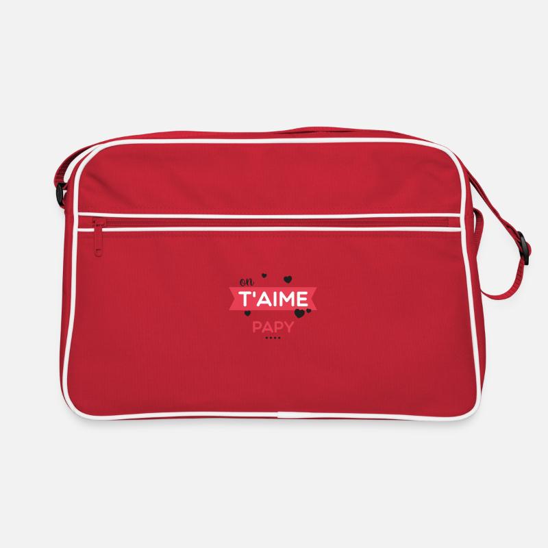 T shirt on t aime papy Sac Retro