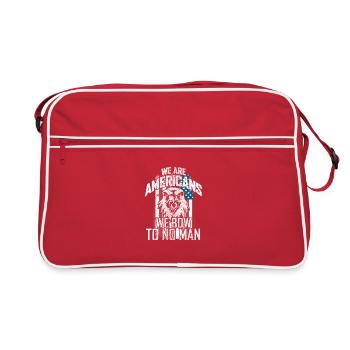 We Are Americans 4th of July Freedom Pride - Retro Bag - red/white - Front