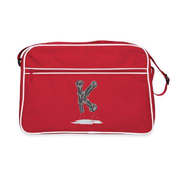 tube k - Sac Retro - rouge/blanc - Devant