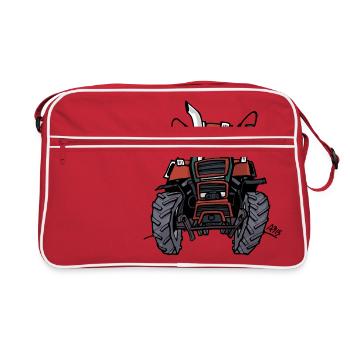 cas - Sac Retro - rouge/blanc - Devant