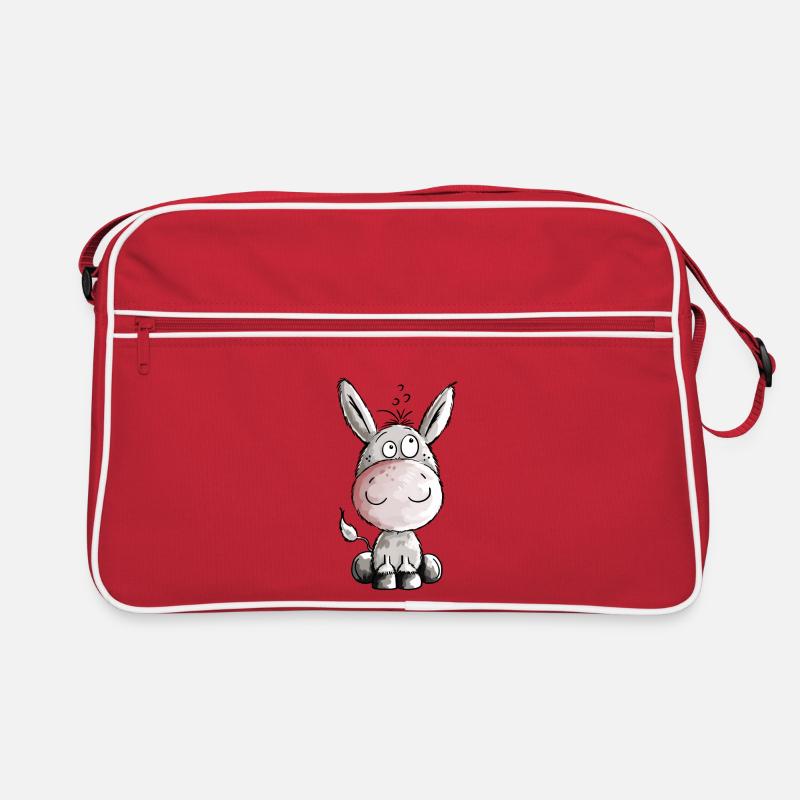 Petit âne - Bébé - Cadeau - Dessin animé Sac Retro