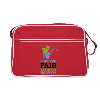 Festin du Mojito pour Toujours - Sac Retro - rouge/blanc - Devant