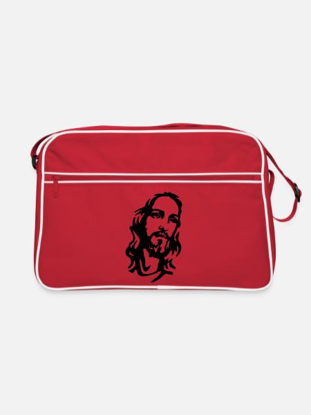 Christ - Sac Retro - rouge/blanc - Devant