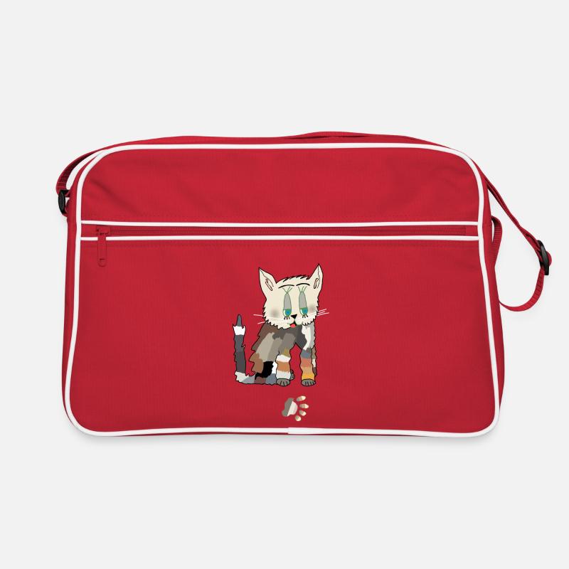 Patchwork Katze Fred Tatze Retro Tasche