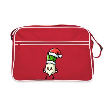 Nikolauch Oignon de printemps - Sac Retro - rouge/blanc - Devant