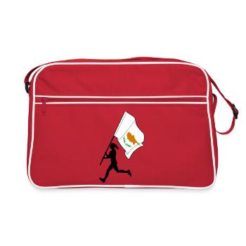 Drapeau de Chypre Femme Courir - Sac Retro - rouge/blanc - Devant