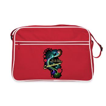 Compte à rebours Minuterie souriante - Sac Retro - rouge/blanc - Devant