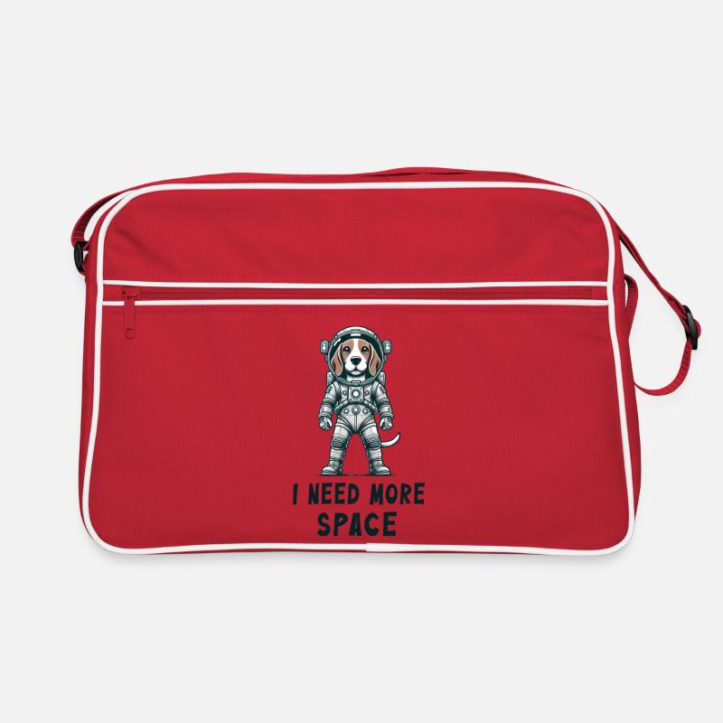 Beagle astronaut Retro Bag