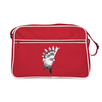 Cacatoes - Sac Retro - rouge/blanc - Devant