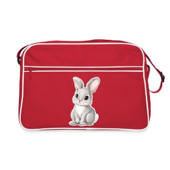 Hare - Retro Bag - red/white - Front