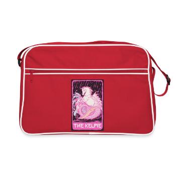 Créatures mythologiques Le Kelpie - Sac Retro - rouge/blanc - Devant