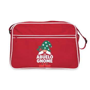 Abuelo Gnome Christmas - Retro Bag - red/white - Front