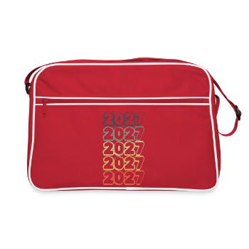 2027 - Retro Bag - red/white - Front