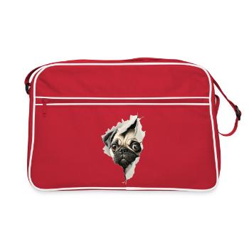Carlin - Sac Retro - rouge/blanc - Devant