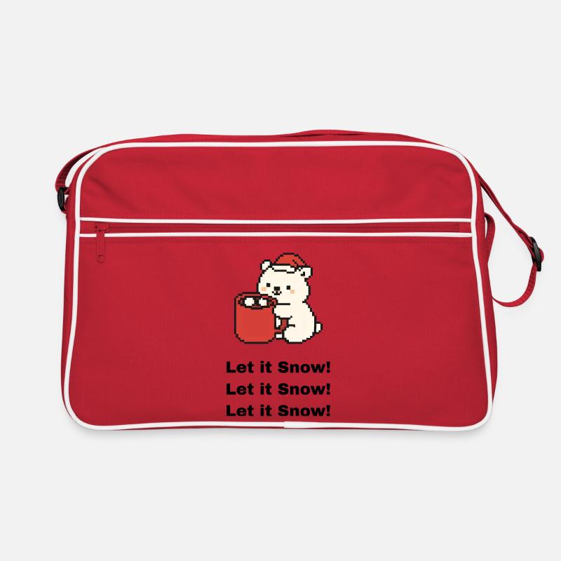 süßer Eisbär Retro Tasche