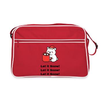 Petit ours polaire - Sac Retro - rouge/blanc - Devant