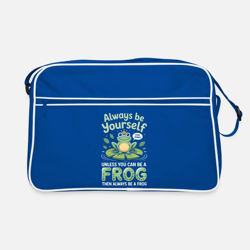 always be yourself unless you can be a frog Retro Bag