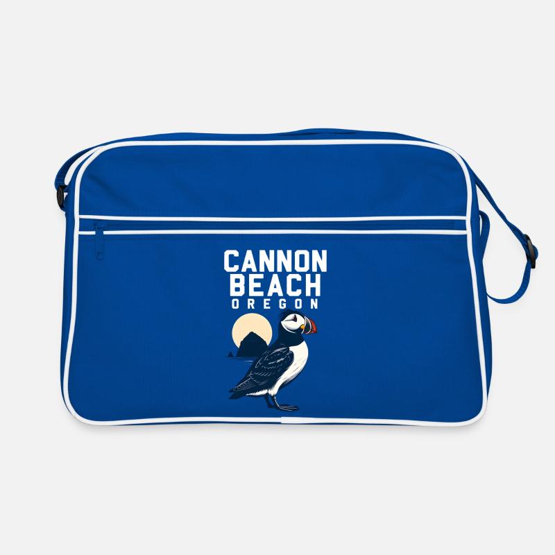 Cannon Beach Oregon Sunset Retro Bag