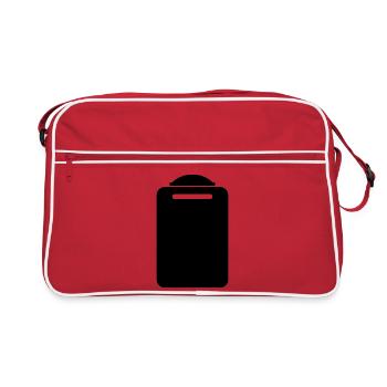 Chopping board - Retro Bag - red/white - Front
