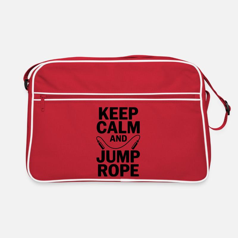 Keep Calm and Jump Rope Retro Bag