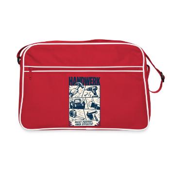 Craft not perfect but effective - Retro Bag - red/white - Front