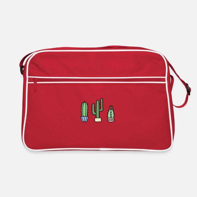 CACTUS SIMPEL PRICKLY MINIMALISTIC Retro Bag
