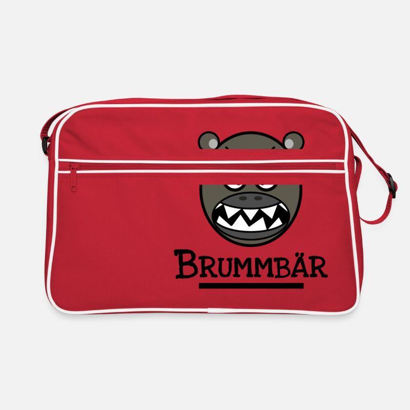 Brummbär - Bären Tshirt Accessoires Geschenkidee Retro Tasche