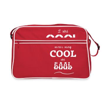 Cool cool cool - Retro Bag - red/white - Front