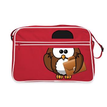 backpack suitcase sac à dos sac dossier89 - Sac Retro - rouge/blanc - Devant