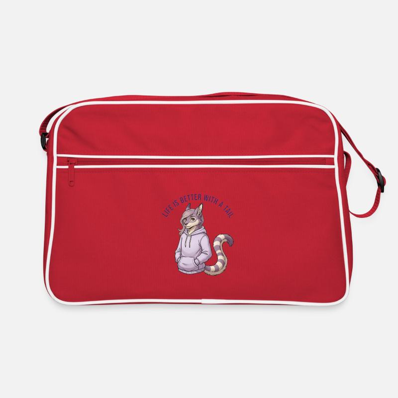 Life Is Better With a Tail Retro Bag