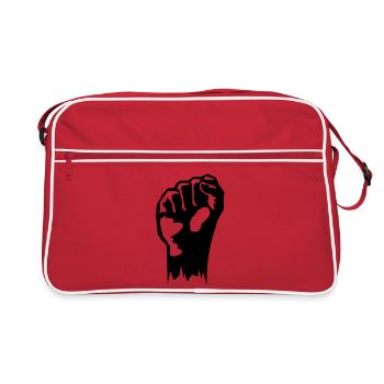 fight - Retro Tasche - Rot/Weiß - Vorne