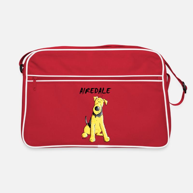Mignon Airedale Terrier Sac Retro