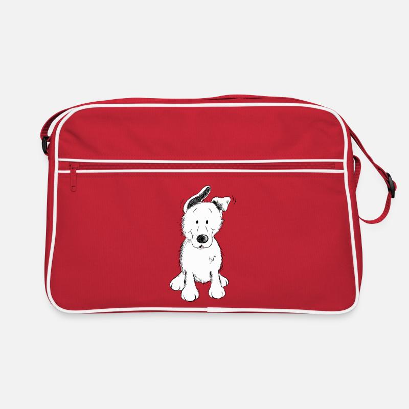 Pfiffiger Hund I Comic I Geschenk Retro Tasche