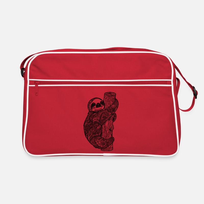 Sloth zentangle Retro Bag