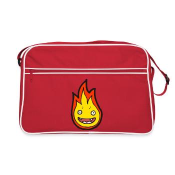 Fire Spirit - Sac Retro - rouge/blanc - Devant
