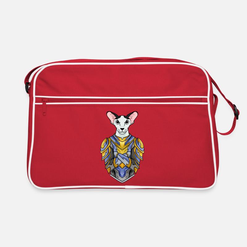 Ritter Katze Katzenrasse Orientalisch Kurzhaar Retro Tasche