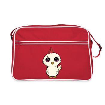 Bébé poulet - Sac Retro - rouge/blanc - Devant