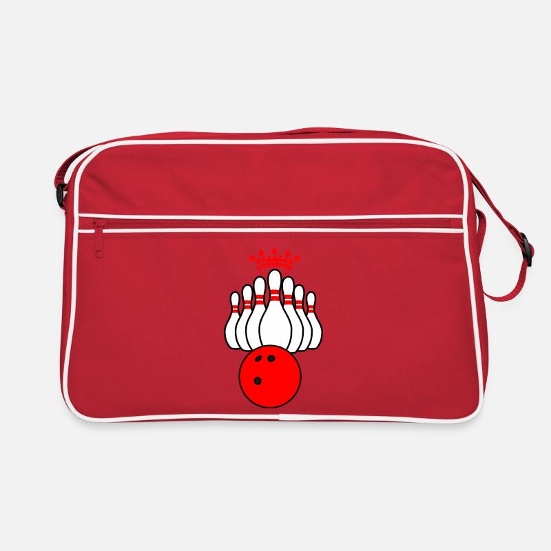 Bowling-König Retro Tasche