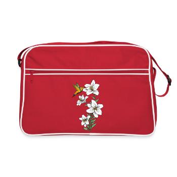 nature 2 - Retro Bag - red/white - Front