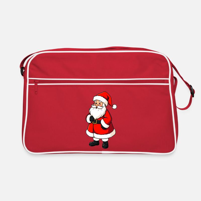 Weihnachtsmann Retro Tasche