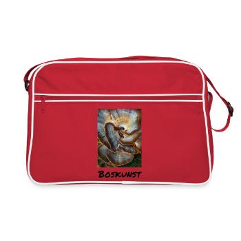 Conception artistique de moules naturels - Sac Retro - rouge/blanc - Devant