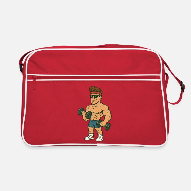 Bande dessinée Bodybuilder Sac Retro