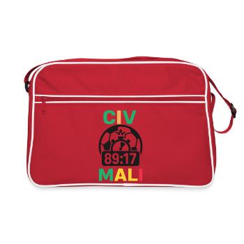 CIV vs Mali – 89:17 Too Late - Retro Bag - red/white - Front
