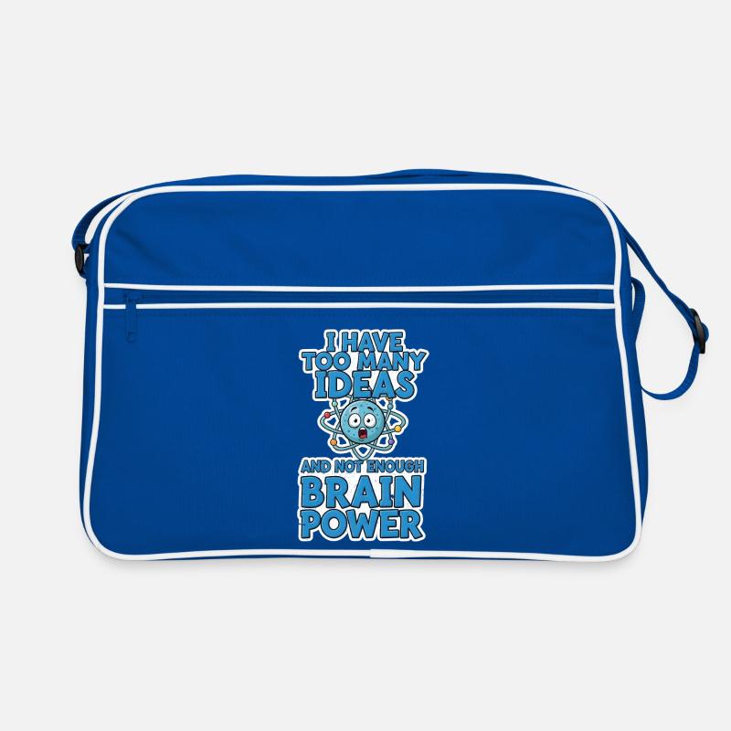 Brain Power Comic Shirt Geschenk Retro Tasche