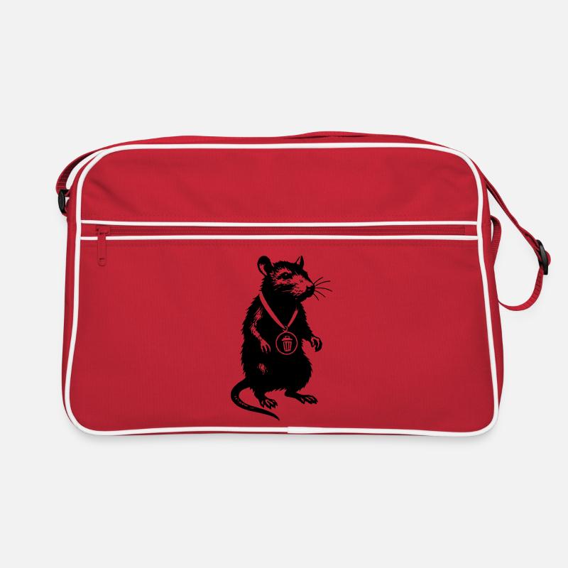 Bitte Design hochladen Retro Tasche