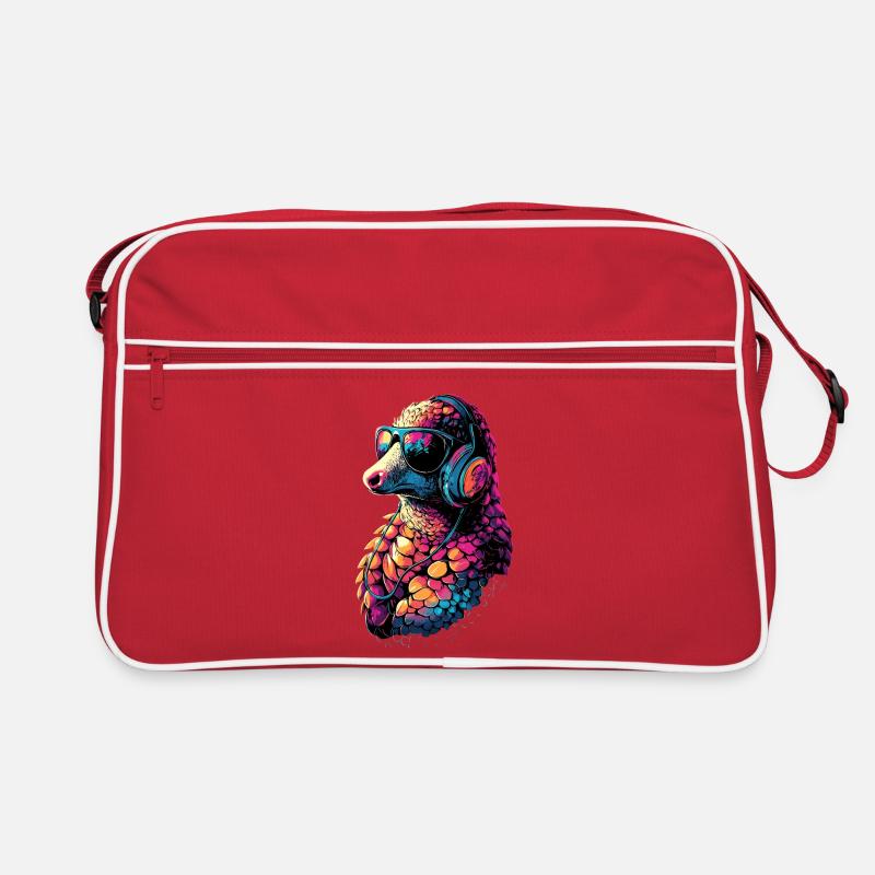 Pangolin Pangolin Pine Cone Pangolins Retro Bag