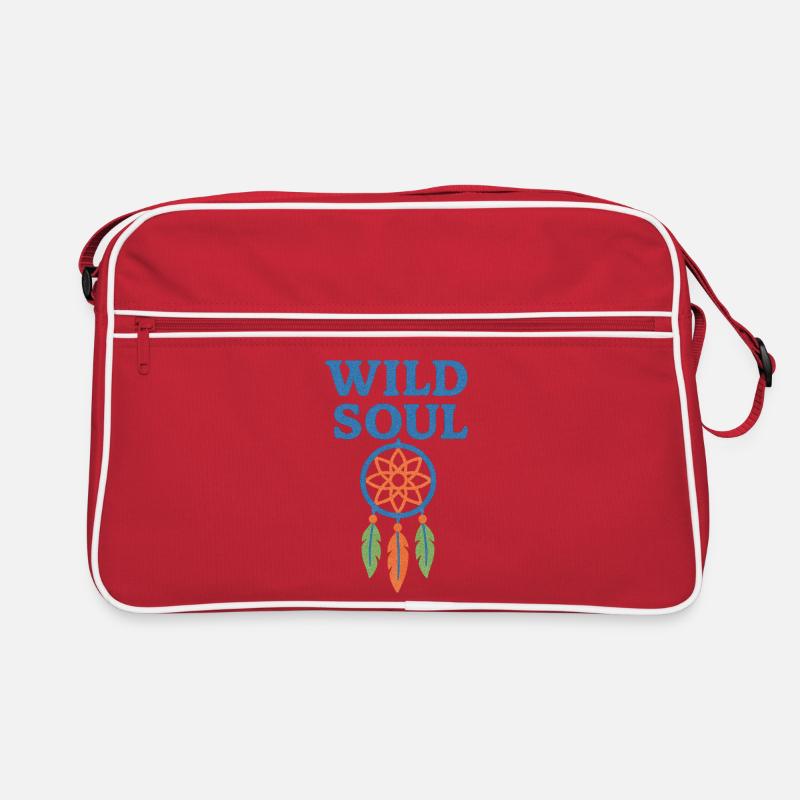 Wilde Seele Traumfänger Retro Tasche