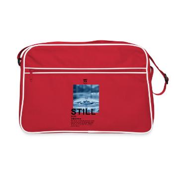 Eau calme - Sac Retro - rouge/blanc - Devant