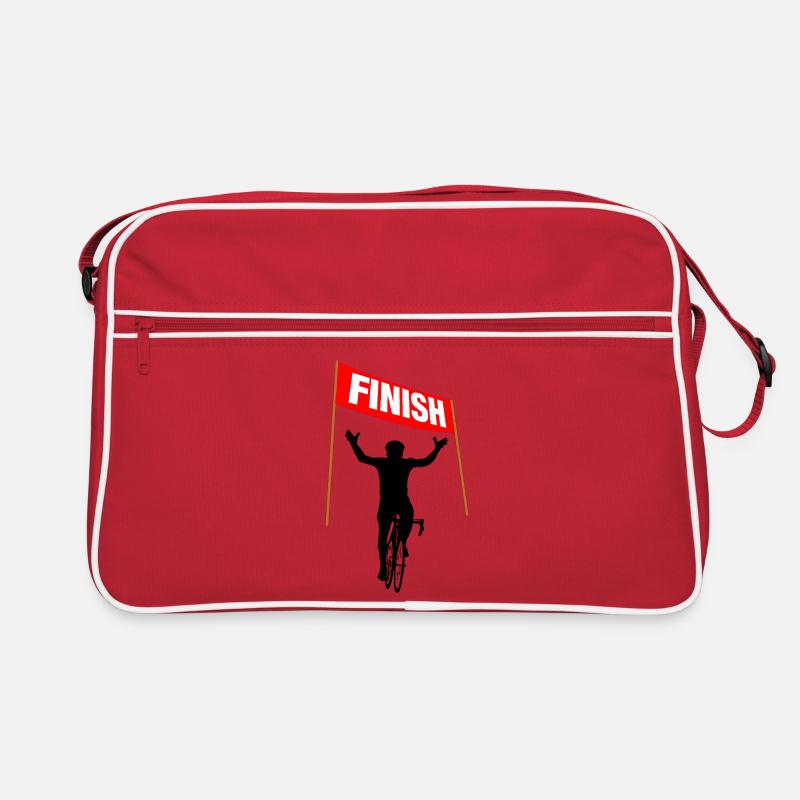 Arrivée en championnat de cyclisme Sac Retro